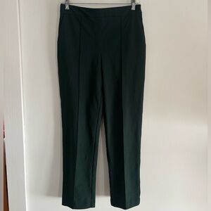 Christian Siriano New York Dark Green Tailored Dress Pants Size 6